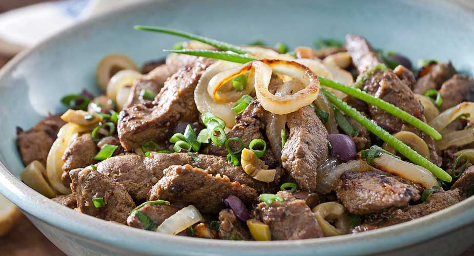 Bife de Fígado Acebolado